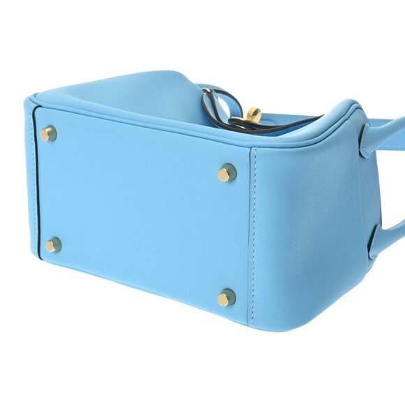HERMES Lindy Mini Celeste bag - Picture 3 of 12